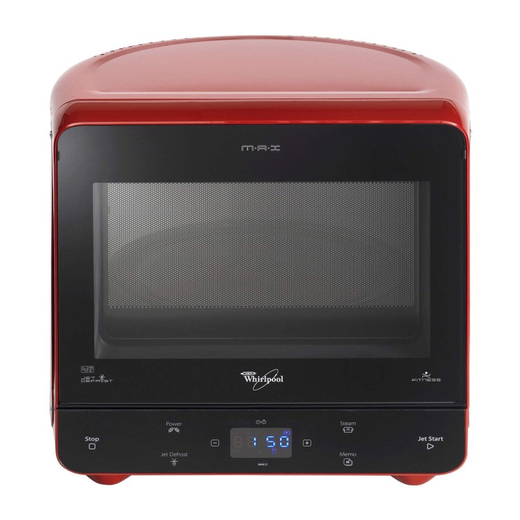 Whirlpool MAX35RD Max 35 Microwave With Steam Function Red