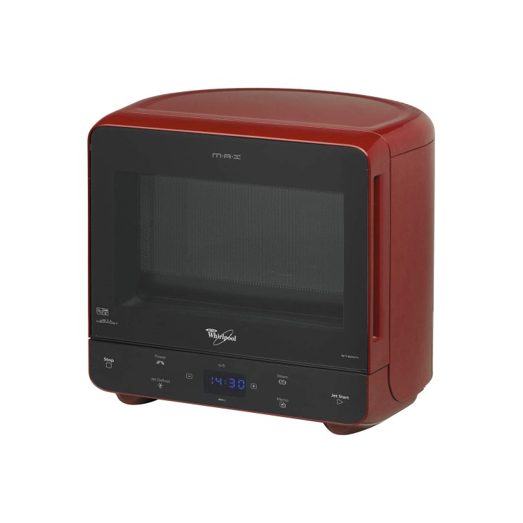 Whirlpool MAX35RD Max 35 Microwave With Steam Function Red