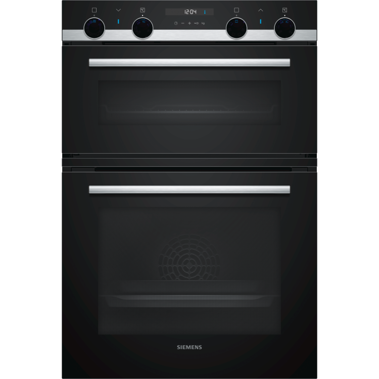 Refurbished Siemens iQ500 MB535A0S0B Multifunction 60cm Double Built In Electric Oven Stainless Steel