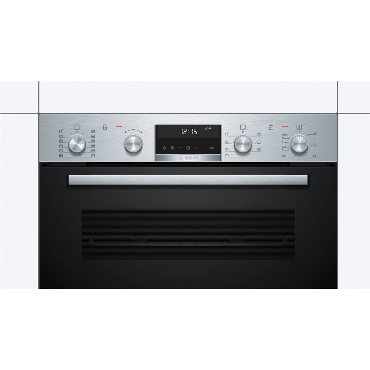 Refurbished Bosch Series 6 MBA5785S6B 60cm Double Built In Electric Oven Stainless Steel