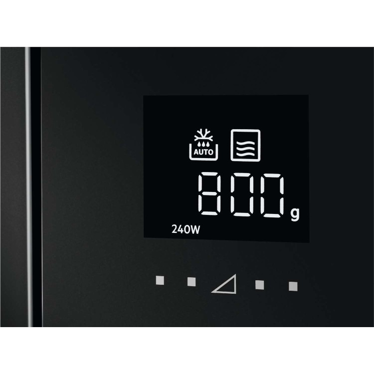 Refurbished AEG MBB1756SEM Built In 17L 800W Microwave Black With Antifingerprint Stainless Steel