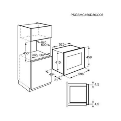 AEG 8000 Series Built-In Microwave - Black