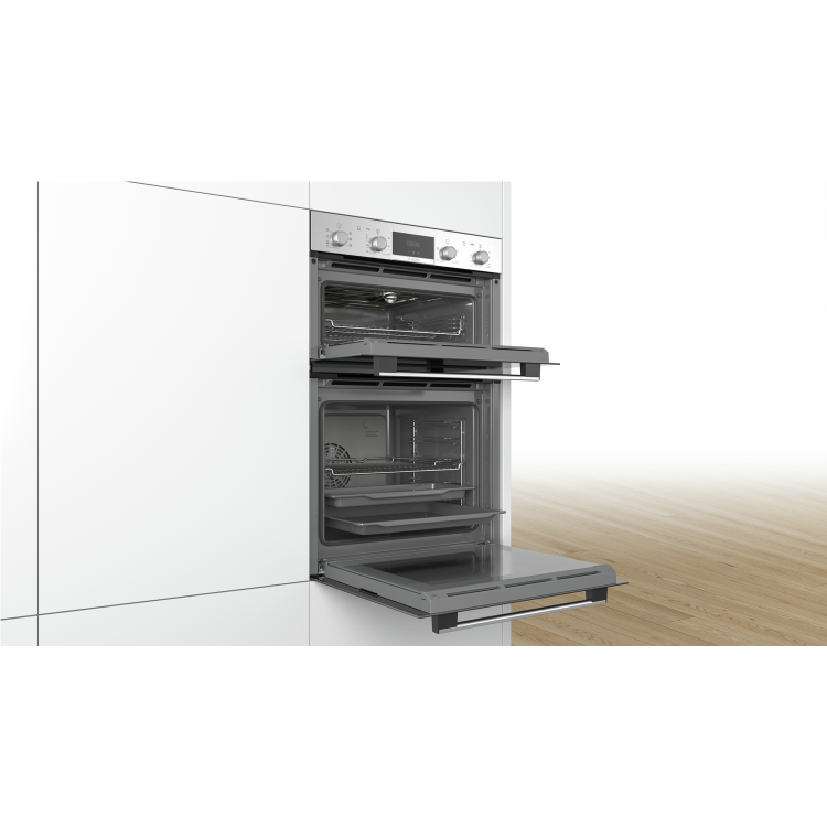 Bosch Series 4 Built-In Electric Double Oven - Stainless Steel