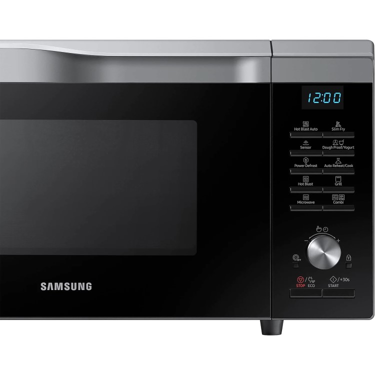 Refurbished Samsung MC28M6075CS 28L Easyview Combination Microwave with HotBlast Technology Silver