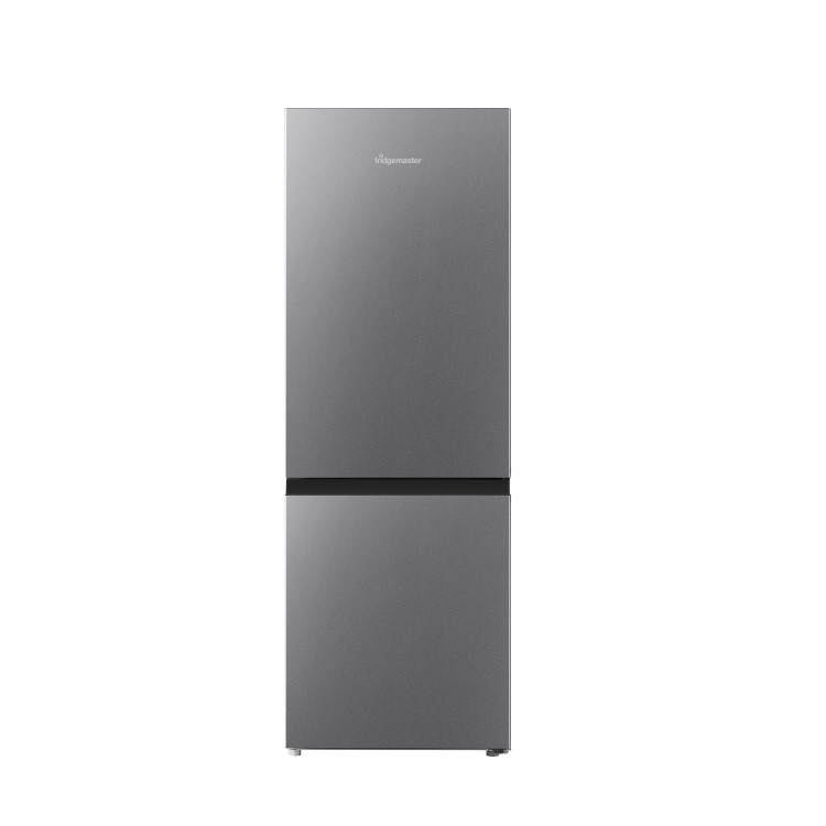 Refurbished Fridgemaster MC50165ES Freestanding 175 Litre 60/40 Fridge Freezer Silver