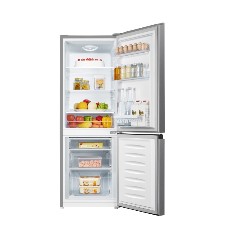 Fridgemaster 175 Litre 60/40 Freestanding Fridge Freezer - Silver