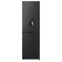 Fridgemaster 256 Litre 50/50 Freestanding Fridge Freezer - Black