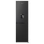 Fridgemaster 256 Litre 50/50 Freestanding Fridge Freezer - Black