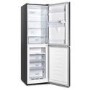 Fridgemaster 256 Litre 50/50 Freestanding Fridge Freezer - Black