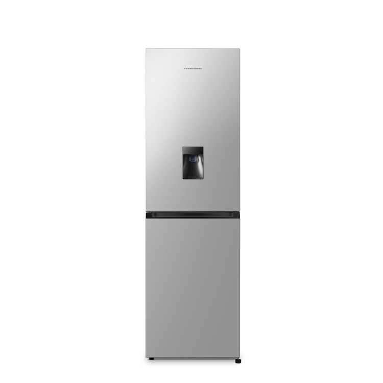 Fridgemaster 256 Litre 50/50 Freestanding Fridge Freezer - Silver