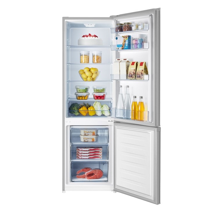 Fridgemaster 269 Litre 70/30 Freestanding Fridge Freezer - Silver