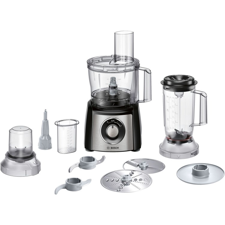 Bosch MultiTalent 800W Food Processor - Black