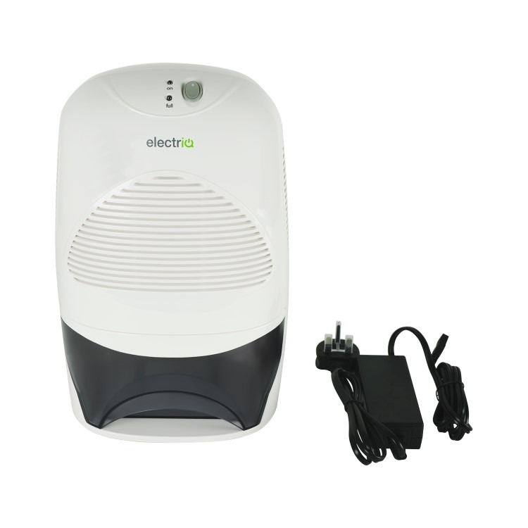 electriQ Mini Compact Dehumidifier with 2 Litre Tank