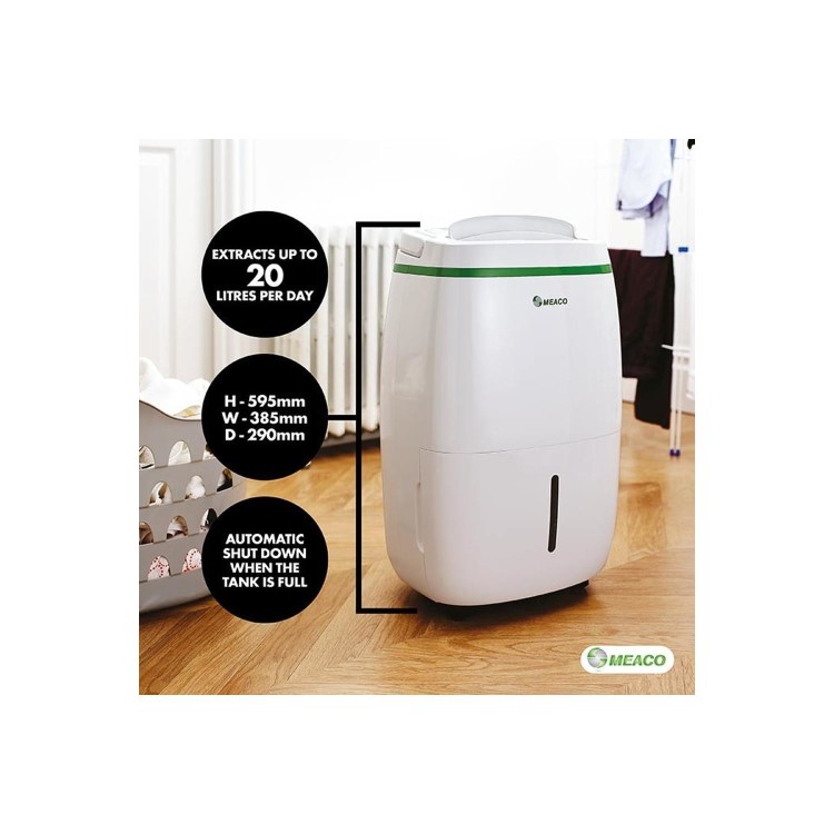 Meaco 20 Litre Platinum Low Energy Laundry Dehumidifier