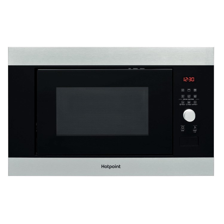 Hotpoint Built-In Microwave with Grill - Stainless Steel