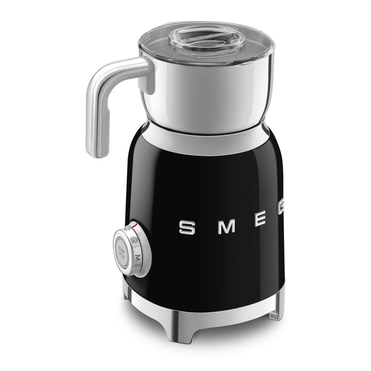 Smeg Retro Style Electric Milk Frother - Black