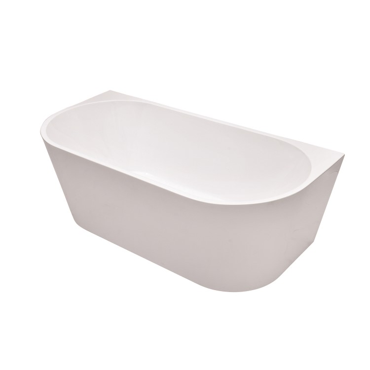 Gable Modern Back To Wall Freestanding Bath - 1700 x 800 x 580mm