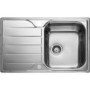 GRADE A1 - Box Opened Rangemaster Michigan 800mm Single Bowl Inset Stainless Steel Kitchen Sink with Reversible Drainer