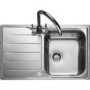 GRADE A1 - Box Opened Rangemaster Michigan 800mm Single Bowl Inset Stainless Steel Kitchen Sink with Reversible Drainer