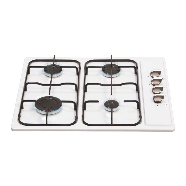 Matrix MHG100WH 60cm 4 Burner Gas Hob - White