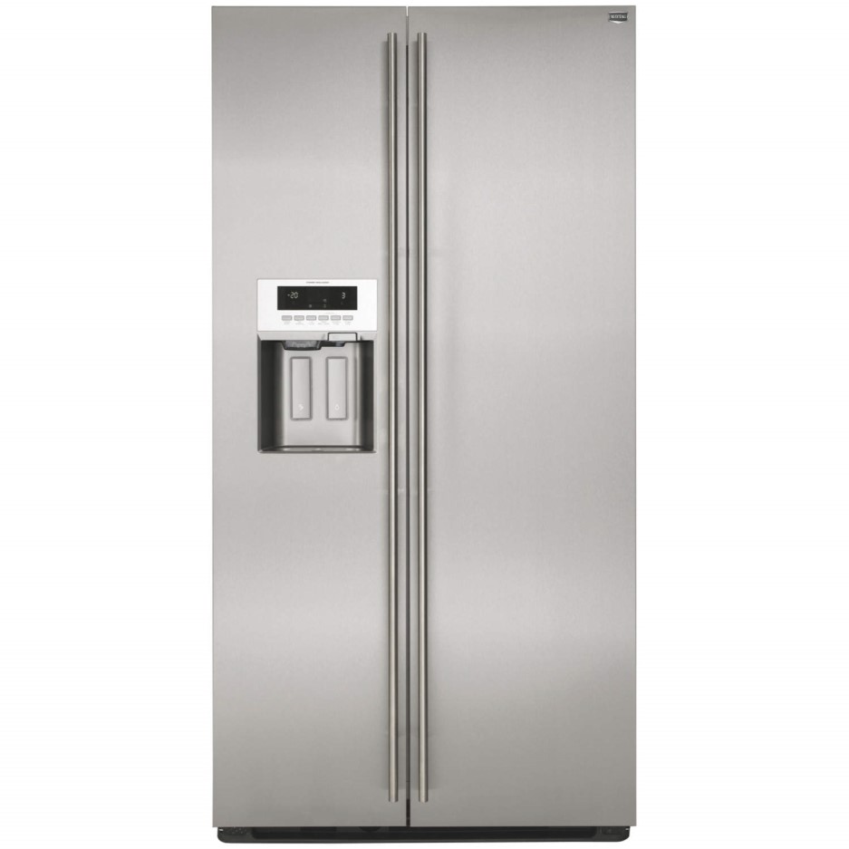 Maytag Mnn20fcsi71 Premium American Fridge Freezer With Ice And Water Dispenser In Stainless 1037