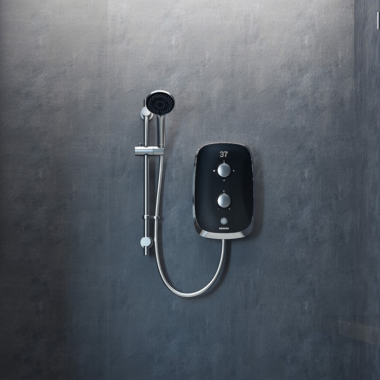 Aqualisa eMOTION 10.5kW Black Electric Shower