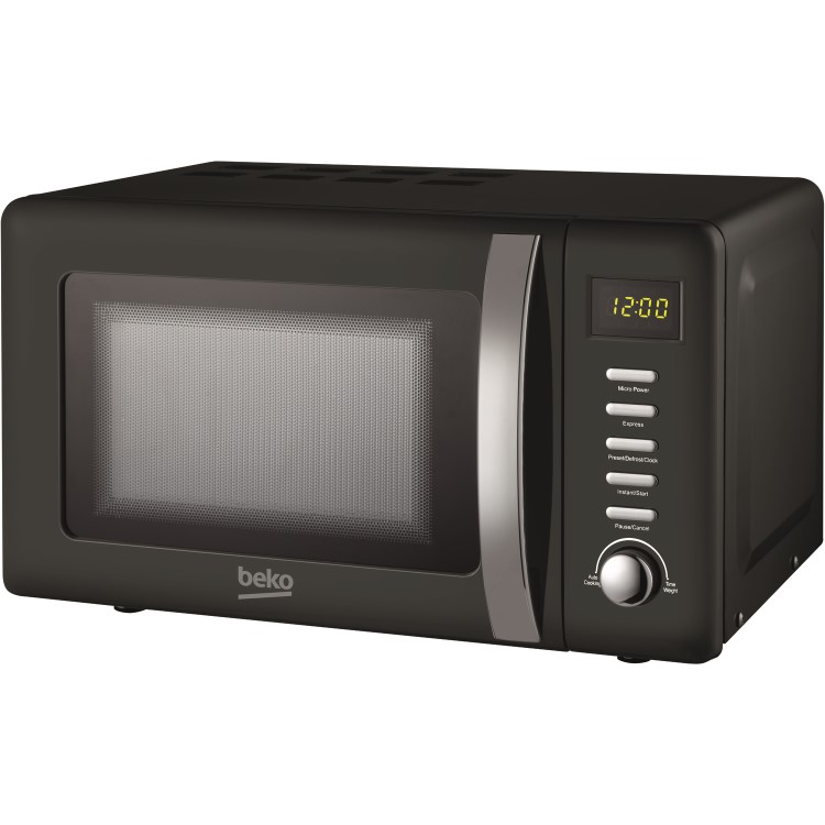 Beko 20L Retro Digital Microwave - Black