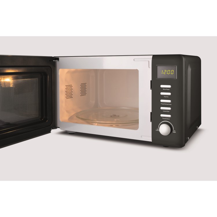 Beko 20L Retro Digital Microwave - Black