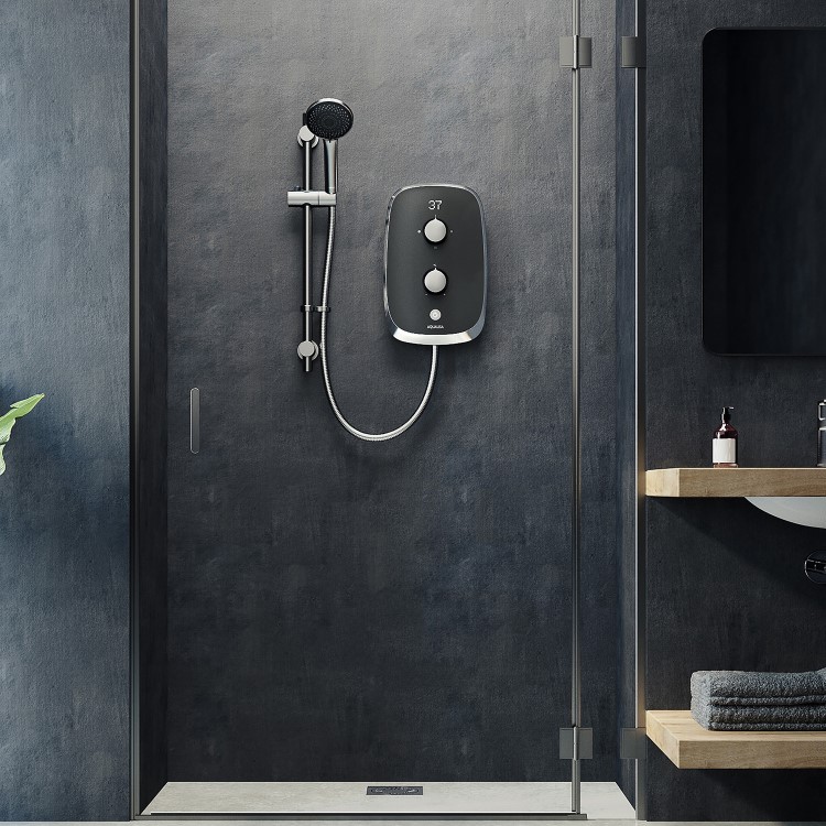 Aqualisa eMOTION 8.5kW Grey Electric Shower