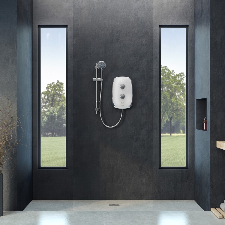 Aqualisa eMOTION Electric Shower - 10.5kw - Arctic White