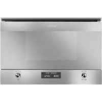 Smeg MP322X Classic Built-in Microwave Oven With Grill - Stainless Steel