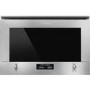 Smeg Cucina Built-In Microwave with Grill - Stainless Steel