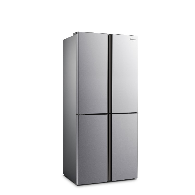 Fridgemaster 427 Litre Four Door American Fridge Freezer - Silver