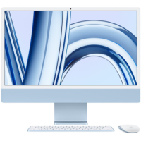 Apple iMac 2023 M3 8-Core CPU 10-Core GPU 8GB 256GB SSD 24 Inch 4.5K All-in-One - Blue