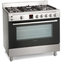 Montpellier MR90GOX 90cm Gas Single Oven Range Cooker Stainless Steel