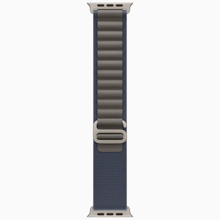 Apple Watch Ultra 2 GPS + Cellular 49mm Titanium Case with Blue Alpine Loop - Small