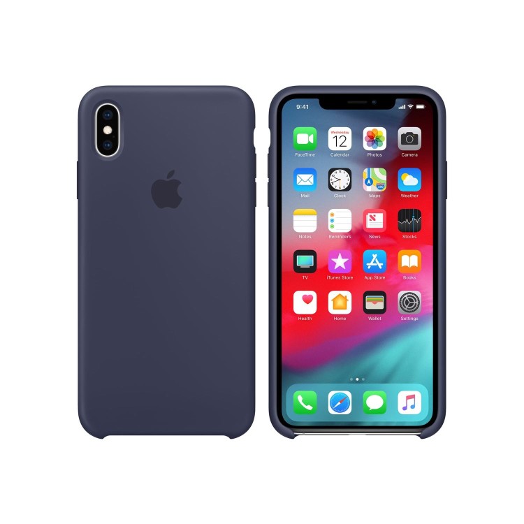 Apple iPhone XS Max Silicone Case - Midnight Blue