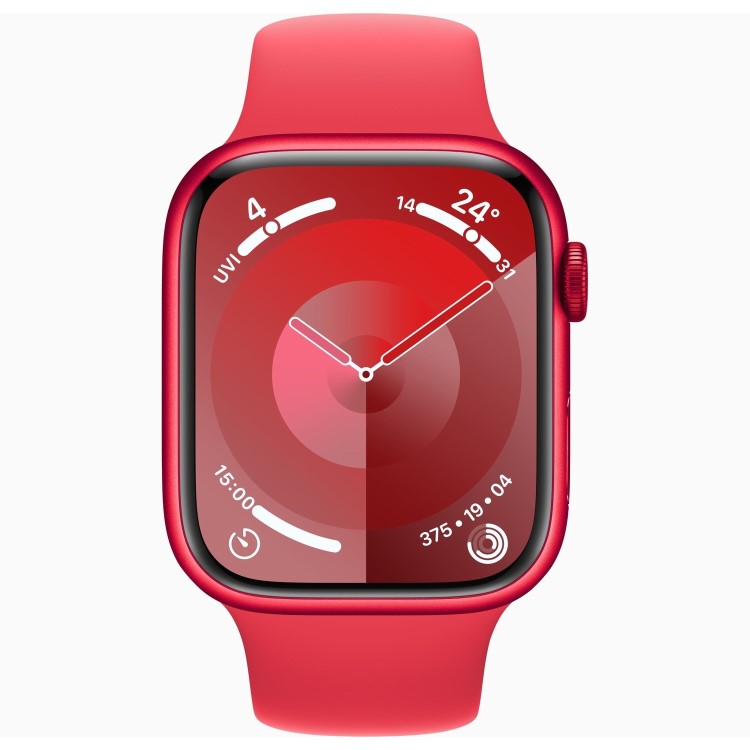 Apple Watch Series 9 GPS 41mm PRODUCTRED Aluminium Case with PRODUCTRED Sport Band - M/L