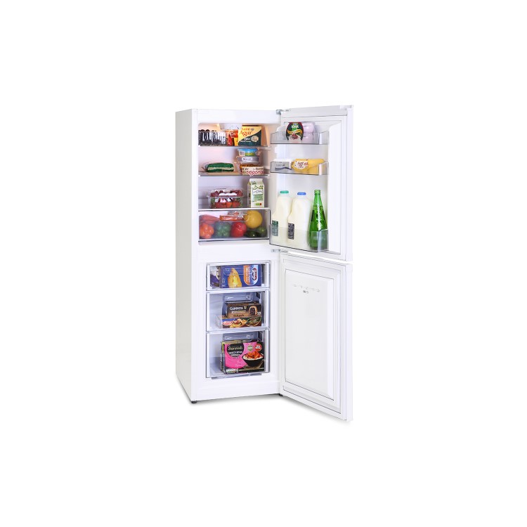 Montpellier MS148W 48cm Wide Static Freestanding Fridge Freezer White