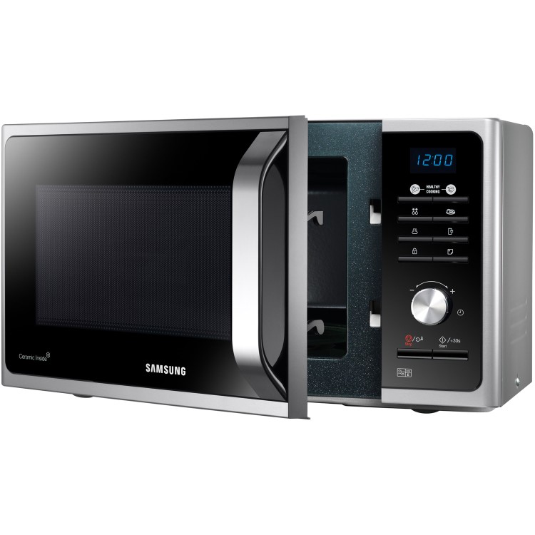 GRADE A2 - Samsung MS23F301TAS 23 Litre 800 Watt Freestanding Microwave Oven - Silver