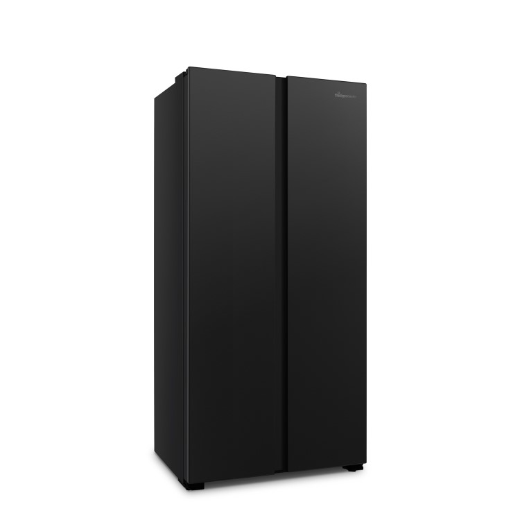 Fridgemaster 441 Litre Side-By-Side American Fridge Freezer - Black