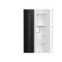 Refurbished Fridgemaster MS91547BFE Freestanding 547 Litre Frost Free American Fridge Freezer Black