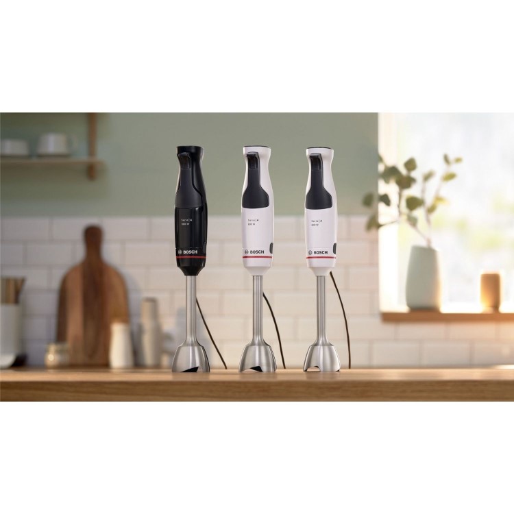 Bosch Ergomaster Series 4 2-in-1 Pressure Controlled Speed Hand Blender - Black