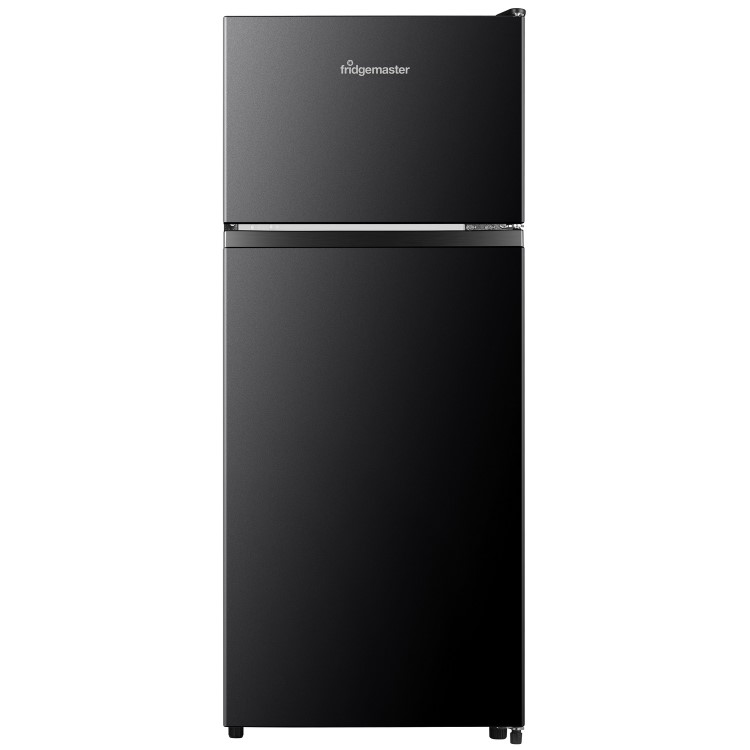 Fridgemaster 124 Litre 80/20 Top Mount Freestanding Fridge Freezer - Black