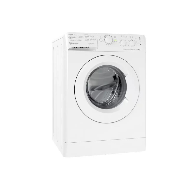 Refurbished Indesit MTWC91295WUKN Freestanding 9KG 1200 Spin Washing Machine White