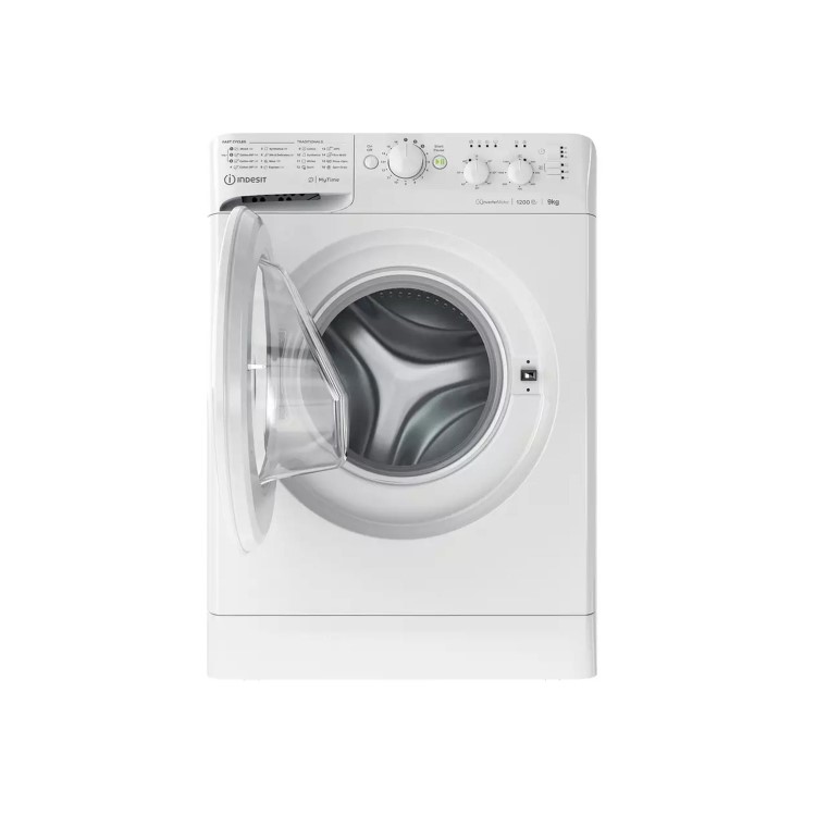 Refurbished Indesit MTWC91295WUKN Freestanding 9KG 1200 Spin Washing Machine White