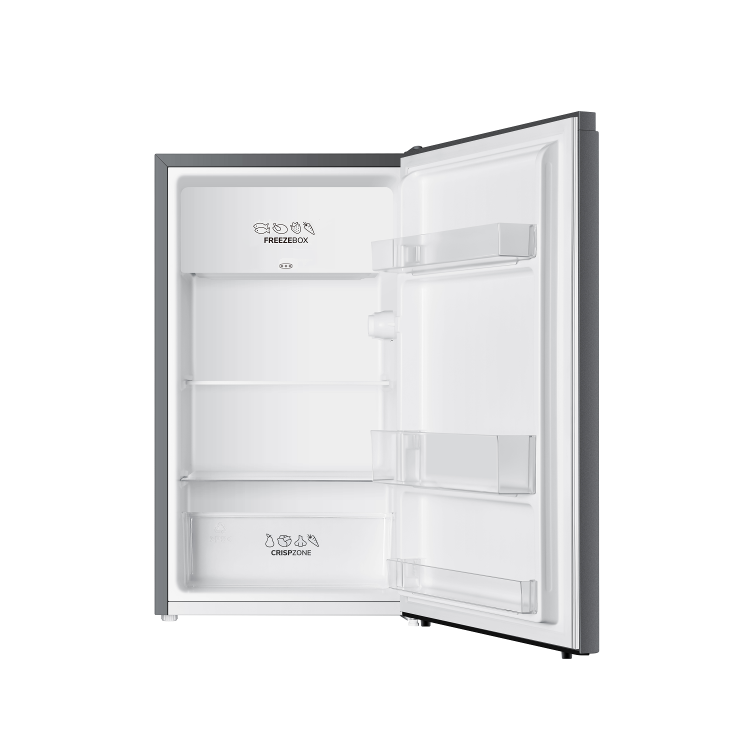 Fridgemaster 82 Litre Freestanding Under Counter Fridge - Silver