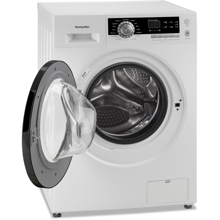 Montpellier 10kg 1500rpm Freestanding Washing Machine - White