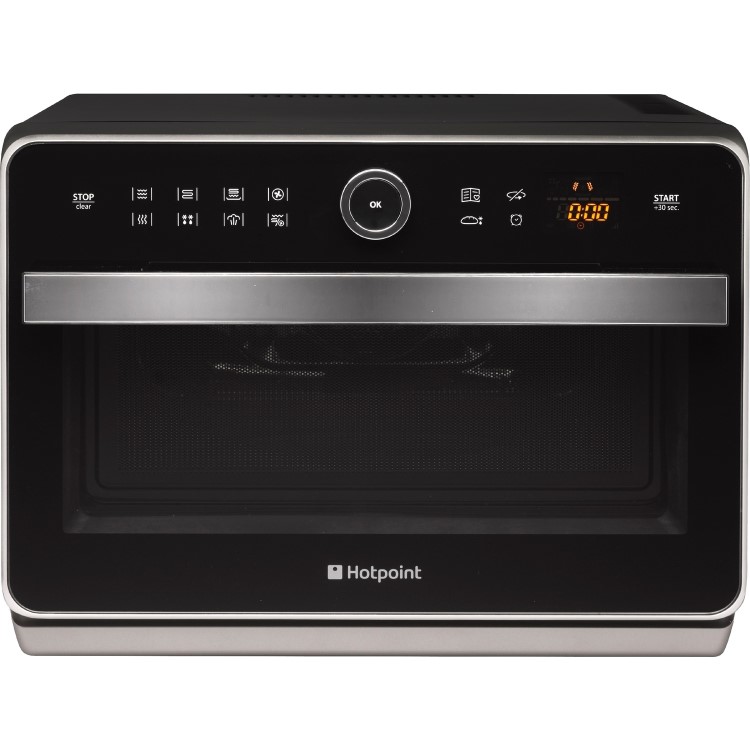 Hotpoint MWH33343B 33L 950W Ultimate Collection Freestanding Combination Microwave Oven in Black