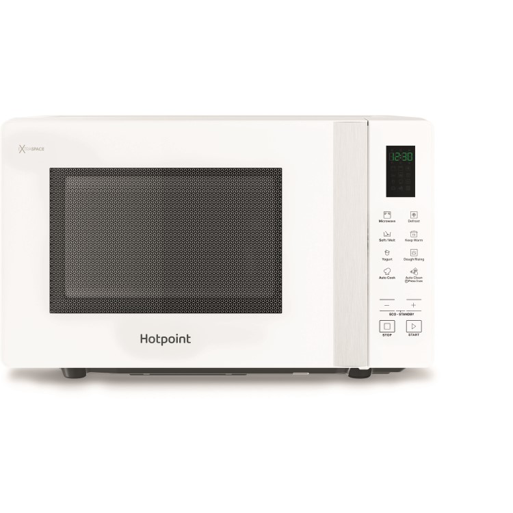 Hotpoint MWHF201W Xtraspace Flatbed 20L Microwave - White